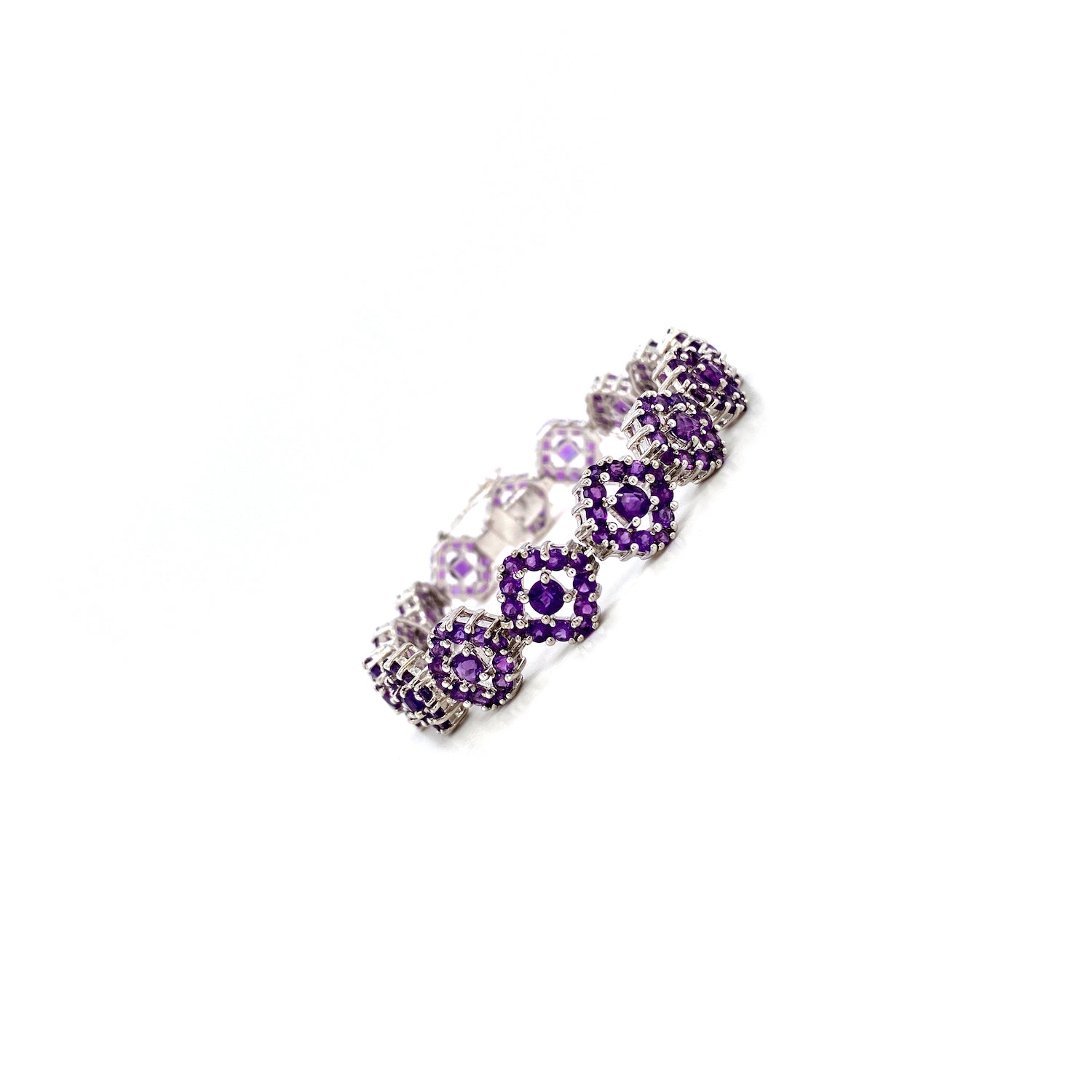 Amethyst Bracelet in .925 Sterling Silver - KSD 4169-1