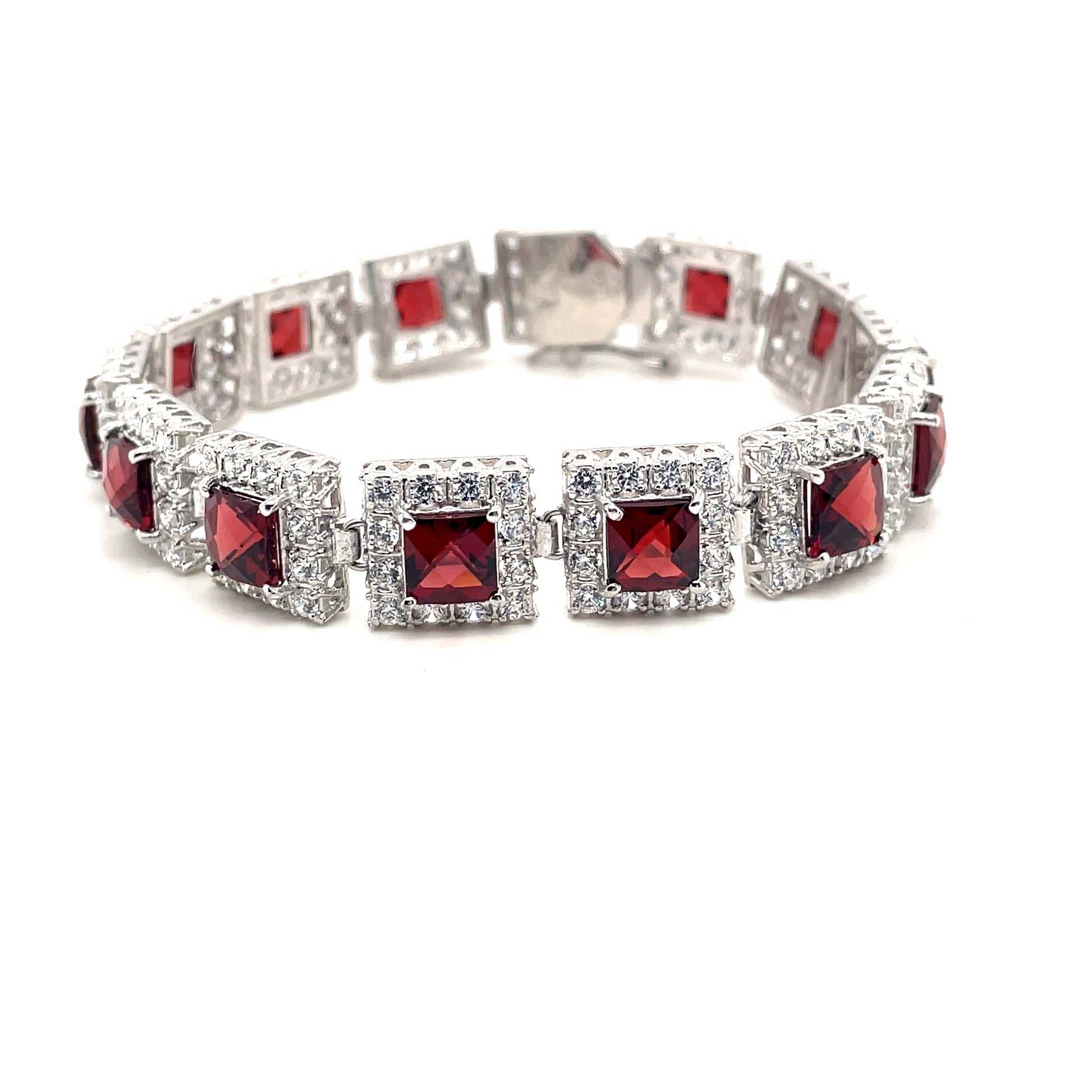 Amethyst Bracelet in .925 Sterling Silver - KSD 4687-2
