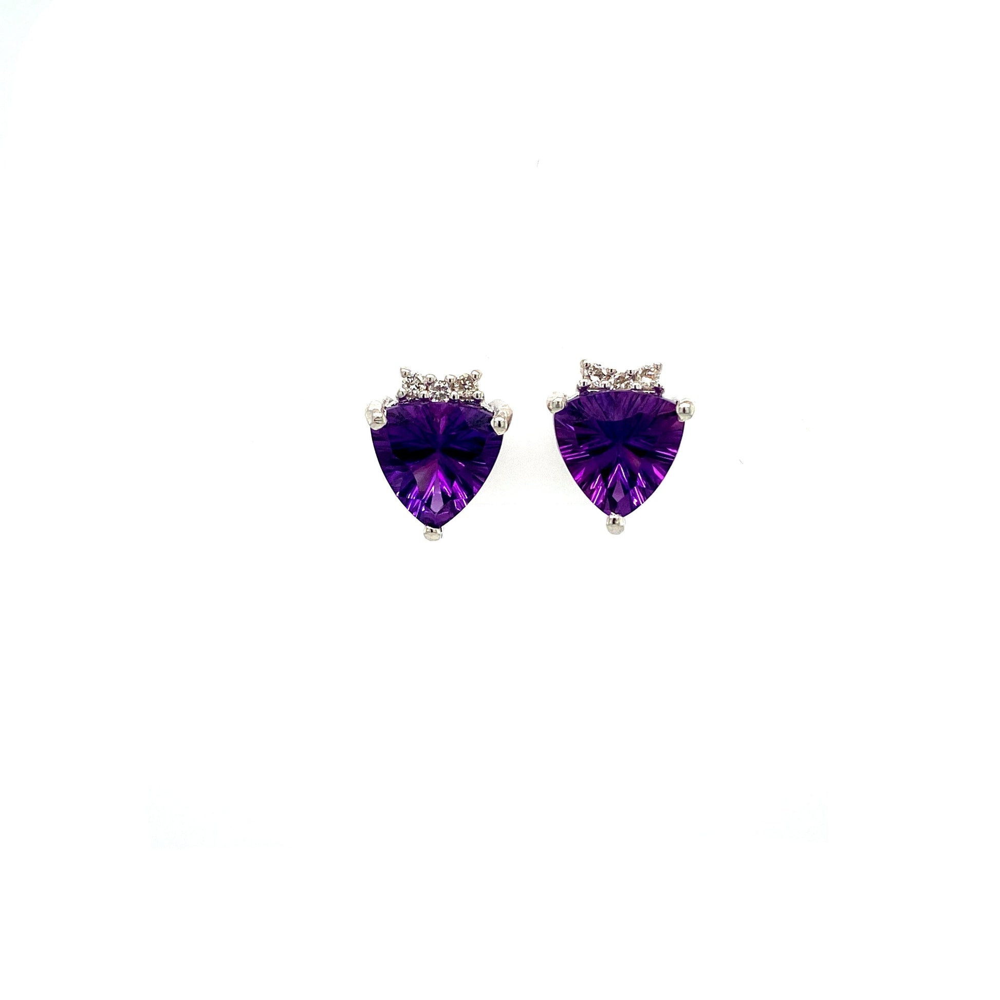 Amethyst Earring in .925 Sterling Silver - KST 53245-0