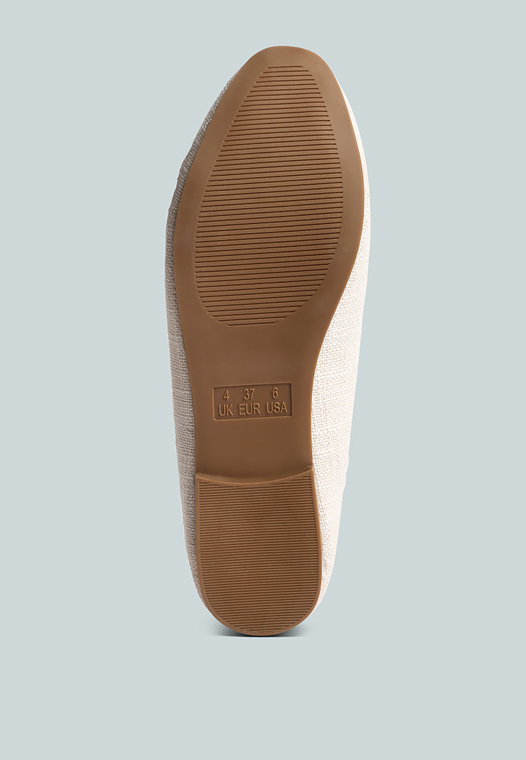 Abeera Chain Embellished Loafers-4